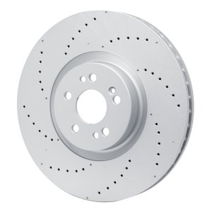 Mercedes-Benz GLS580 Brake Rotor (1) - Front - R1 Concepts - GEOSPEC Coated Rotor - Drilled - `20-`26
